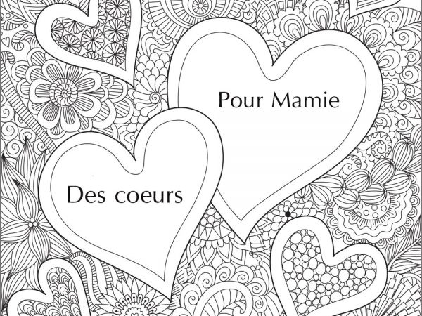 Nouveau Pour Dessin A Colorier Anniversaire Mamie concernant Coloriage Anniversaire Mamie