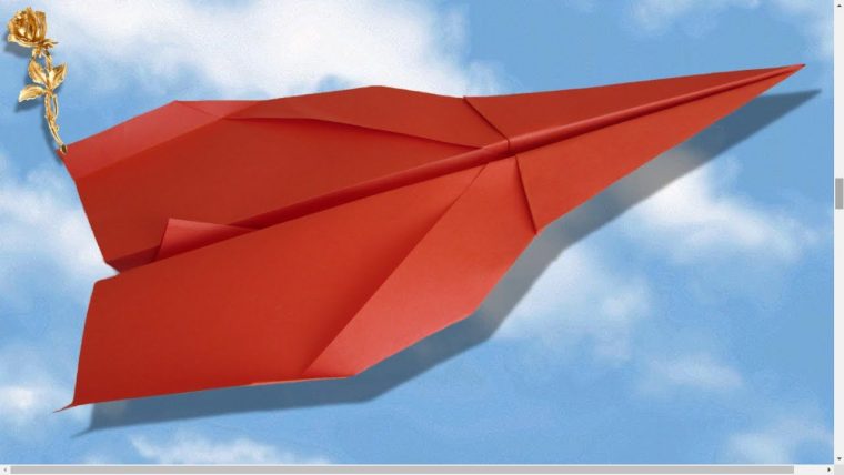 Origami Avion Qui Vole Longtemps | Coloriage concernant Origami Facile Avion