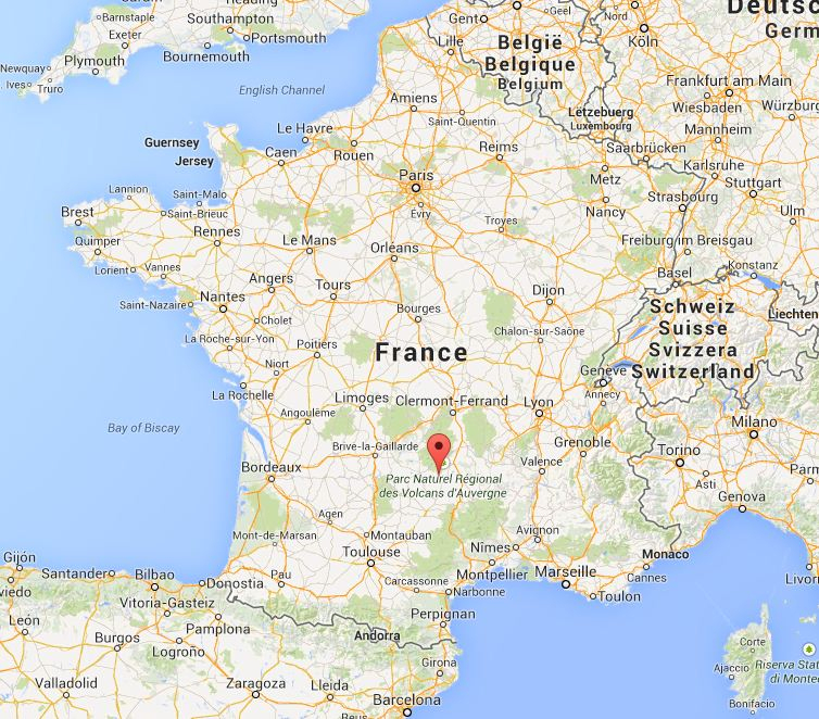 Où Nous Sommes - Localisation Du Gîte De Vines dedans Une Carte De France
