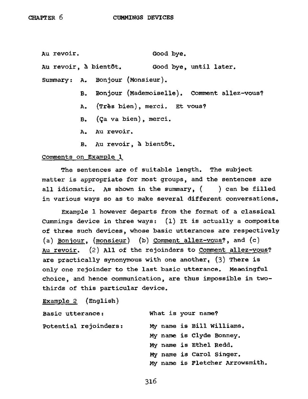 Page:adapting And Writing Language Lessons.pdf/333 À destiné Bonjour Monsieur Lundi. Comment Ca Va