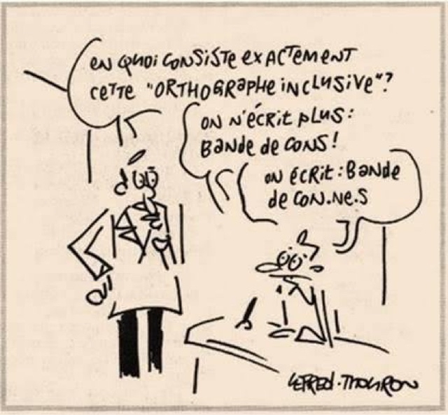 Partageons Mon Avis: Inclusivité À Obsolescence Programmée concernant ?Criture Inclusive