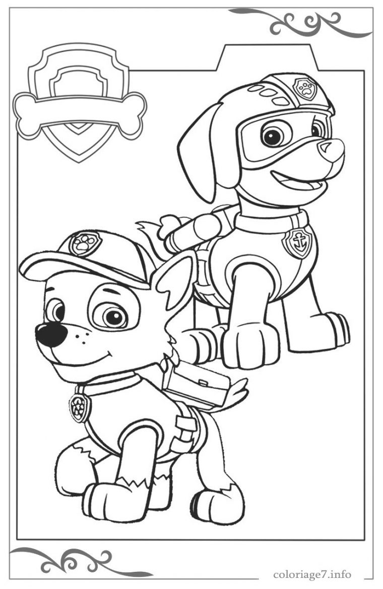Paw Patrol : La Pat' Patrouille Coloriage Pour Filles En serapportantà Coloriage En Ligne Pat Patrouille