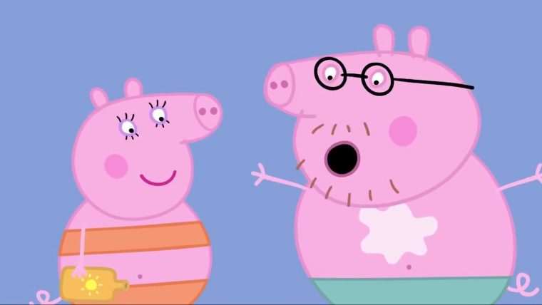 Peppa Pig En Español Episodios Completos Crema Solar pour Peppa Pig À La Piscine