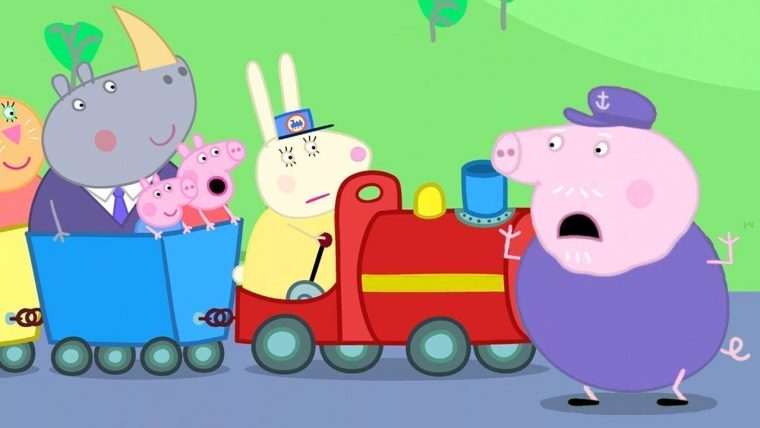 Peppa Pig Français 🚂 Le Petit Train De Papy Pig | Dessin intérieur Peppa Pig À La Piscine