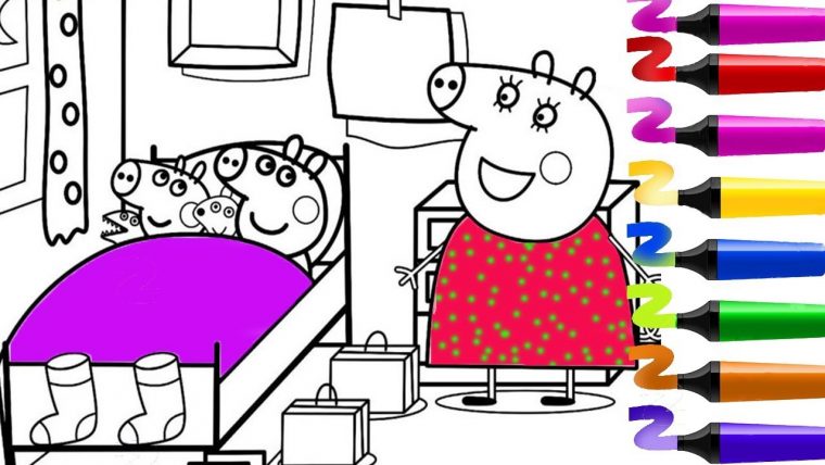 #Peppapigenfrancais | Coloriage Peppa Pig | Coloriage à Coloriage Peppa Pig