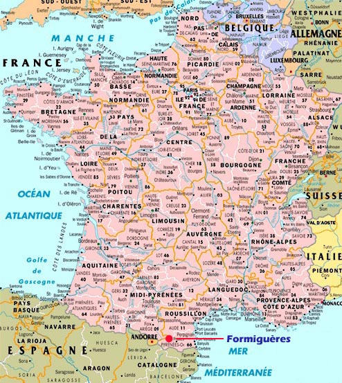 Perpignan Sur Une Carte De France | My Blog tout Une Carte De France