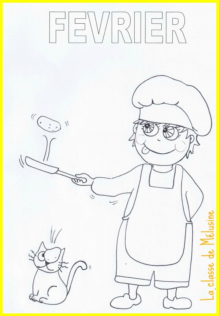 Petit Coloriage De Février – La Classe De Mélusine serapportantà Coloriage Gloups