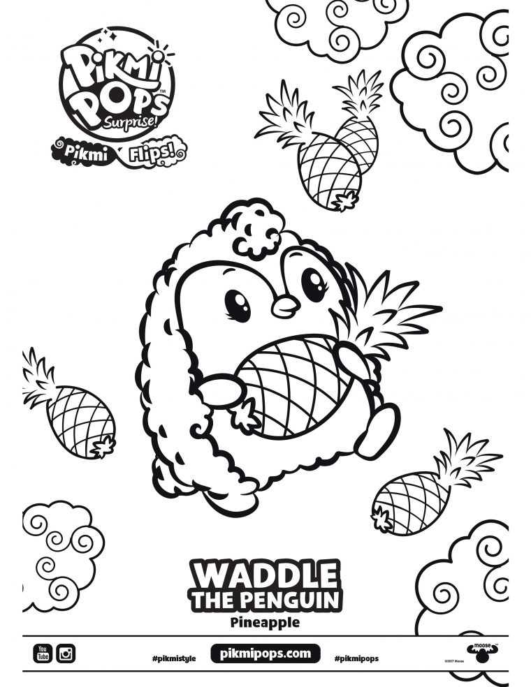 pikmi pop coloring pages
