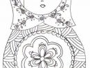 Pin De Beth La Salvia Em Colorir | Desenhos Para Pintar dedans Coloriage Poupée Russe