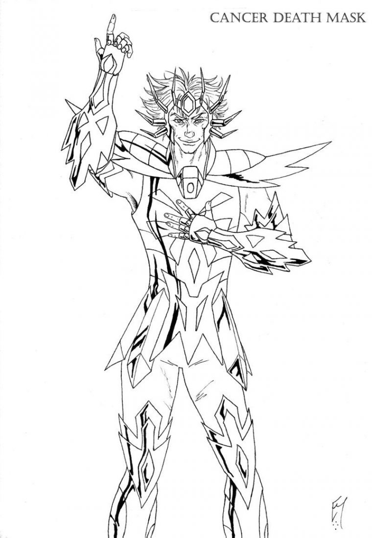 Pin De Nathalie Monio En Coloriage Les Chevaliers Du Zodiaque encequiconcerne Coloriage Scorpion