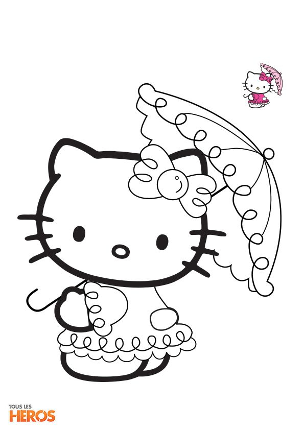 Pin On Smartis concernant Coloriage Hello Kitty Coeur