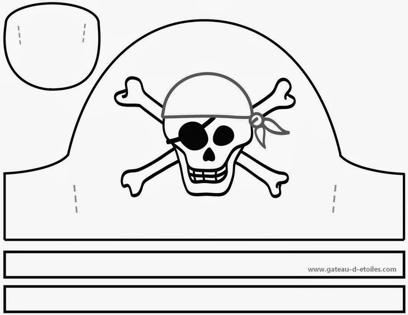 Drapeau Pirate Tete De Mort - Coloriage De Drapeaux avec Fabriquer Un