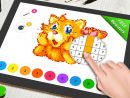 Pixel Art Chat - Peinture Par Numero Livre De Coloriage concernant Pixel Art Livre De Coloriage Numéroté