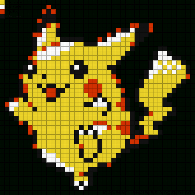 Pixel Art Pokemon – Pesquisa Google | Pixel Art Pokemon à Modele Pixel Art A Imprimer
