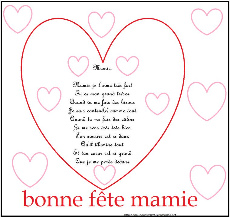 Poeme Et Coloriage Fete Des Mamies concernant Coloriage Bonne Fete Mamie