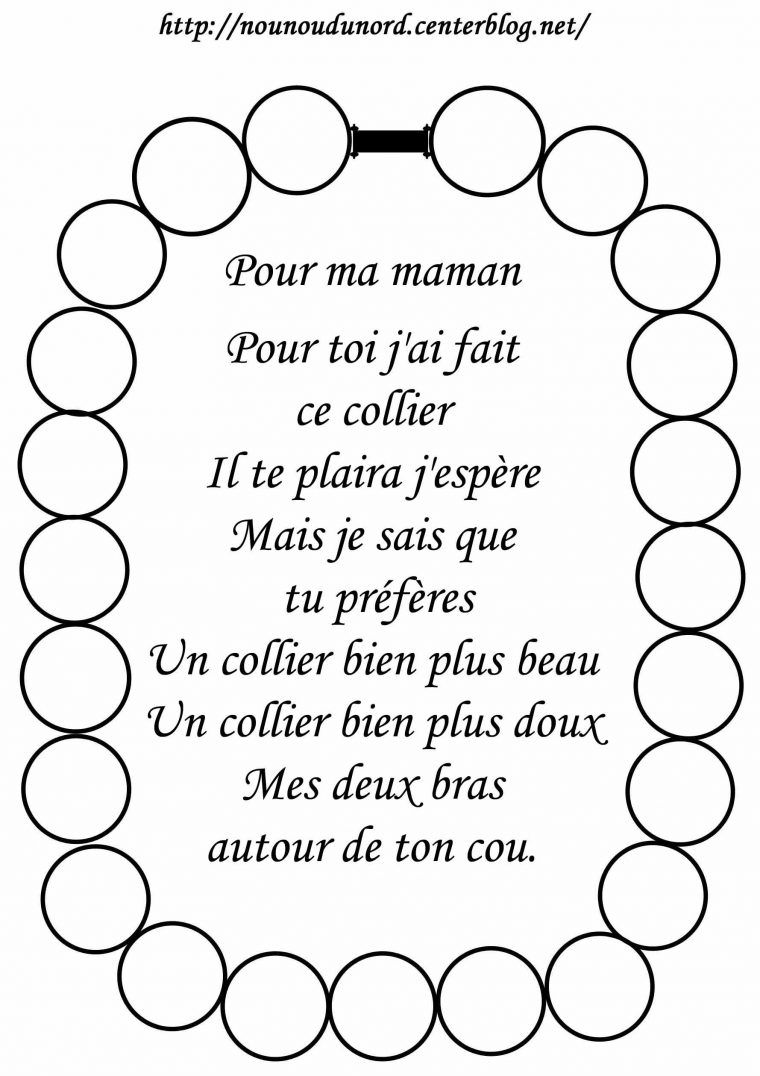 Poesie Fete Des Meres Maternelle – Recherche Google pour Dessin Pour Les Maman