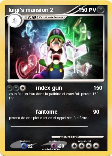 Pokémon Luigi S Mansion 2 2 2 – Index Gun – Ma Carte Pokémon intérieur Coloriage Luigi Mansion 3 Fantome
