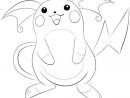 Pokémon Raichu – Desenhos Para Colorir encequiconcerne Coloriage Pokemon Raichu