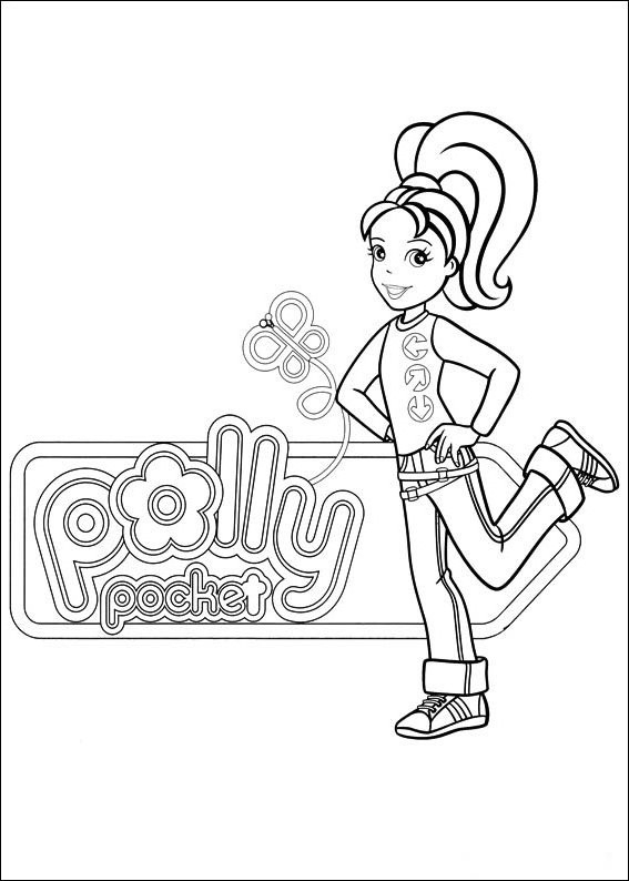 Polly Pocket Dessin De 24 intérieur Coloriage Polly Pocket Gratuit A Imprimer