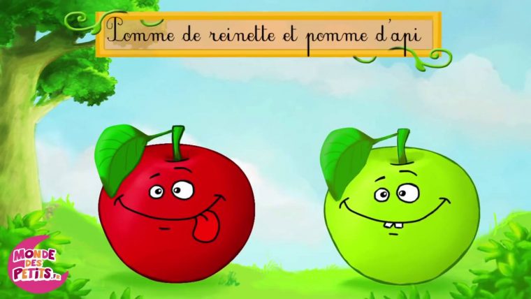 Pomme De Reinette Et Pomme D'Api 1- Le Monde Des Titounis pour Pomme D Api Chanson