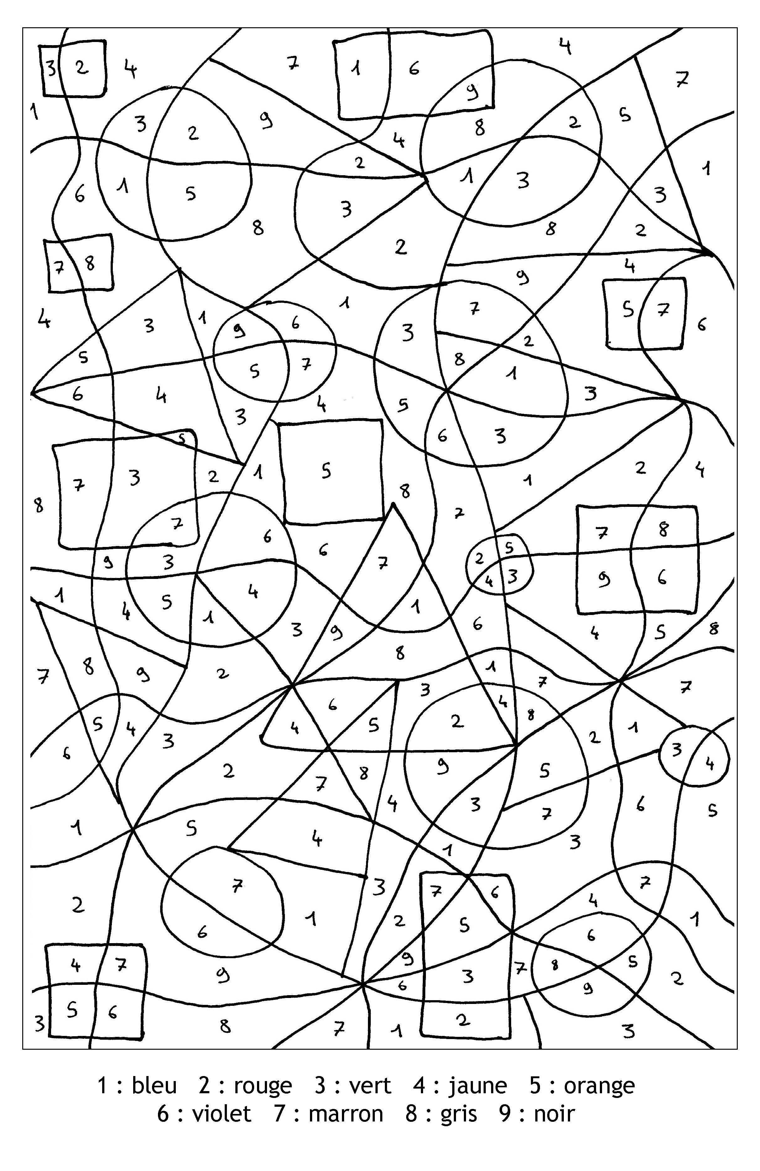 Pour Imprimer Ce Coloriage Gratuit «Coloriage-Magique encequiconcerne Coloriage Avec Chiffre