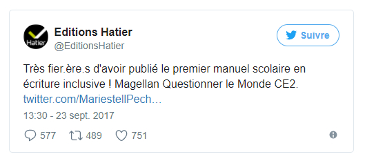 Premier Manuel Scolaire En Écriture Inclusive serapportantà ?Criture Inclusive