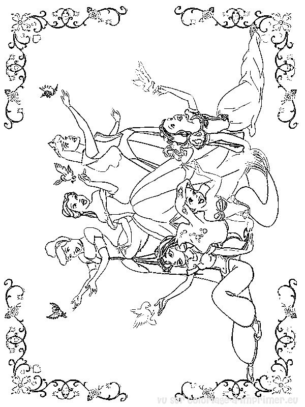 Princesses Disney Coloriage À Imprimer Gratuit dedans Coloriage De Princesses Disney A Imprimer