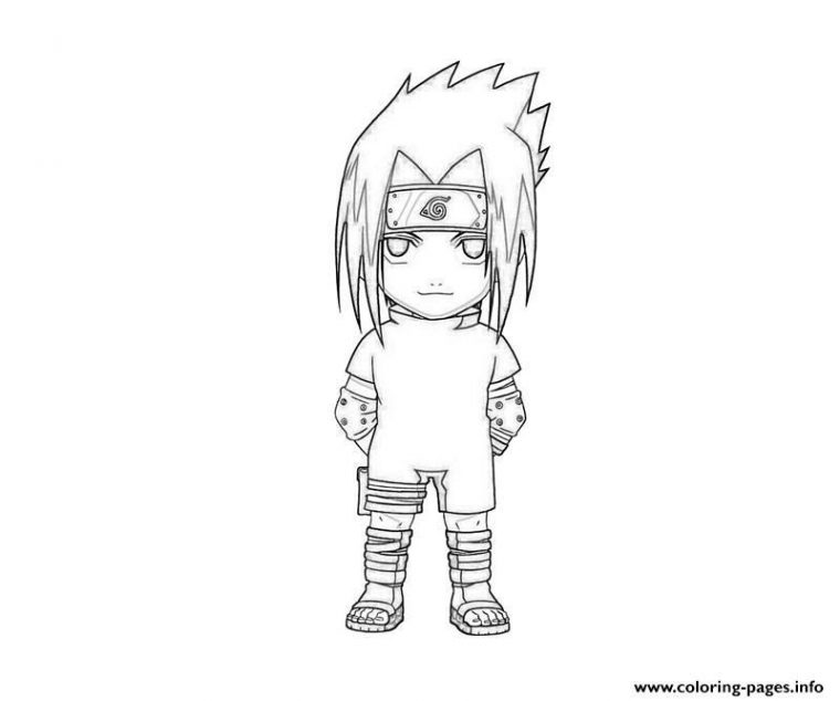 Print Naruto S Cute Sasuke0A61 Coloring Pages | Naruto à Dessin Naruto