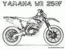 Print Out Coloring Pages | Yamaha Wr250F Dirt Bike For serapportantà Coloriage De Moto Cross