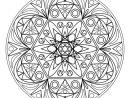 Printable Mandala 1 - Ruthart | Drawn As A Vector In Psp destiné Coloriage De Mandala Difficile A Imprimer