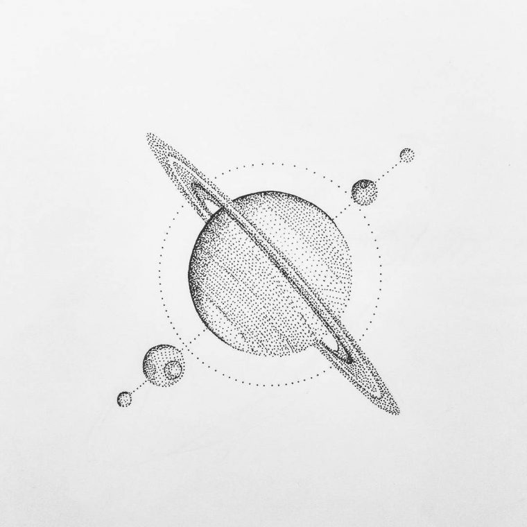 Provocative Planet. … | Tatuaje De Saturno, Tatuaje De serapportantà Dessin Uranus