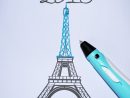 Réalisez Une Tour Eiffel En 3D ! - Marie Claire pour Dessiner La Tour Eiffel
