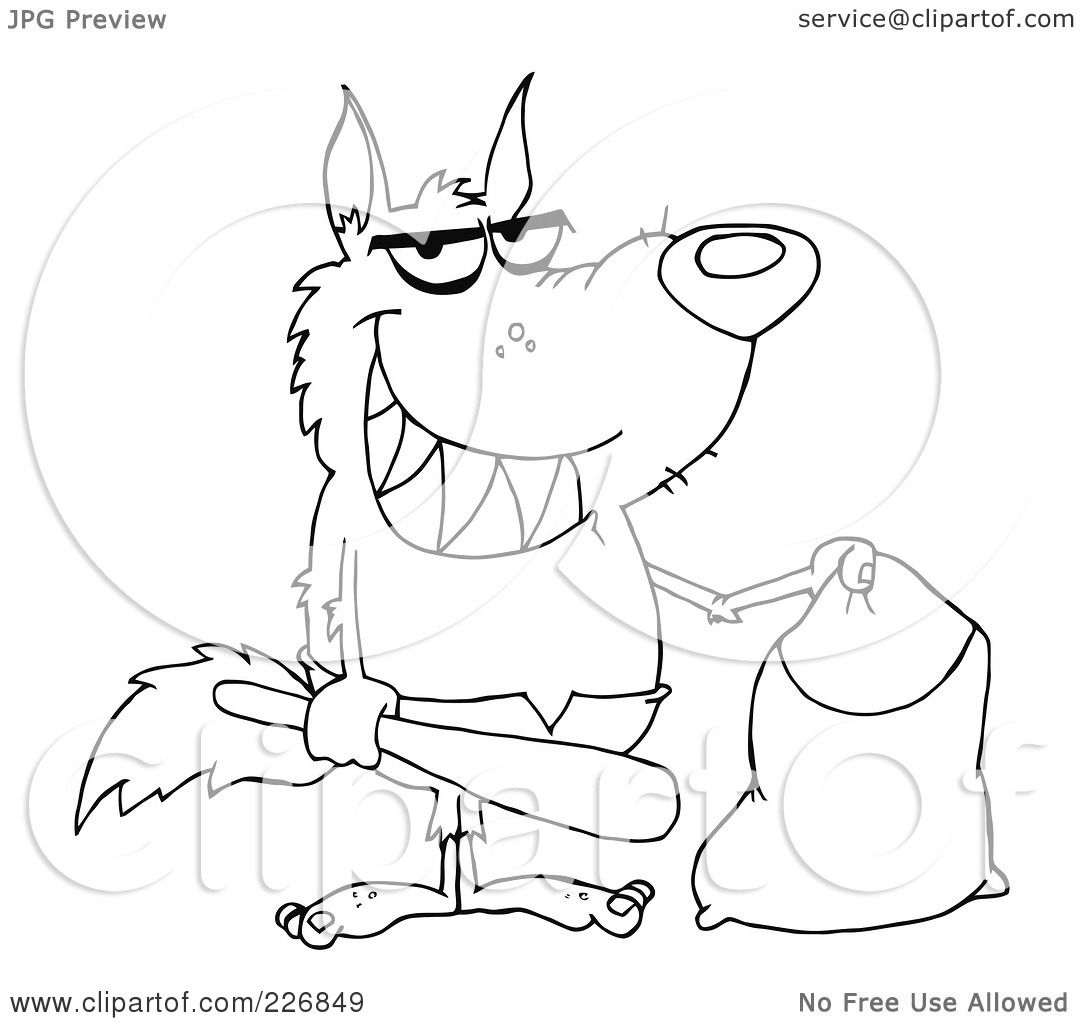 Royalty-Free (Rf) Clipart Illustration Of A Coloring Page tout Trick Or Treat Coloring Book: Trick Or