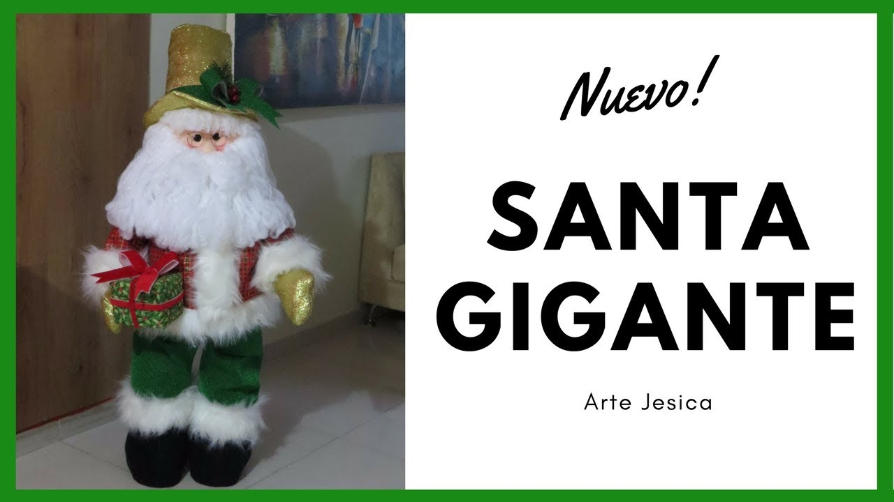 Santa Gigante | Papa Noel | Decoracion Navideña - pour Papa No?L
