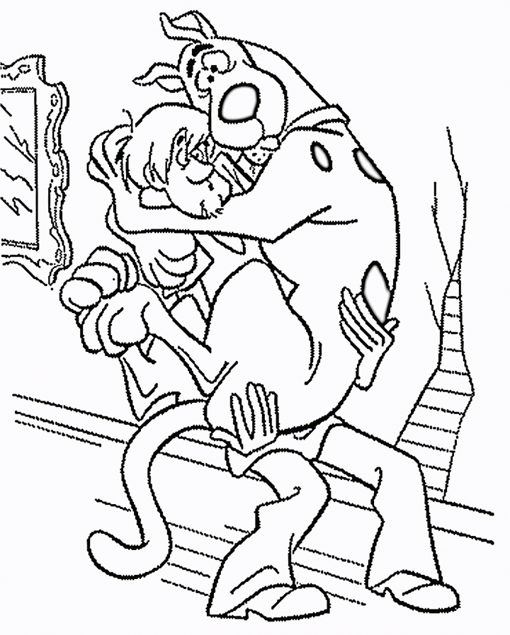 Scooby Doo Coloring Pages – Coloring Factory pour Coloriage Scooby Doo