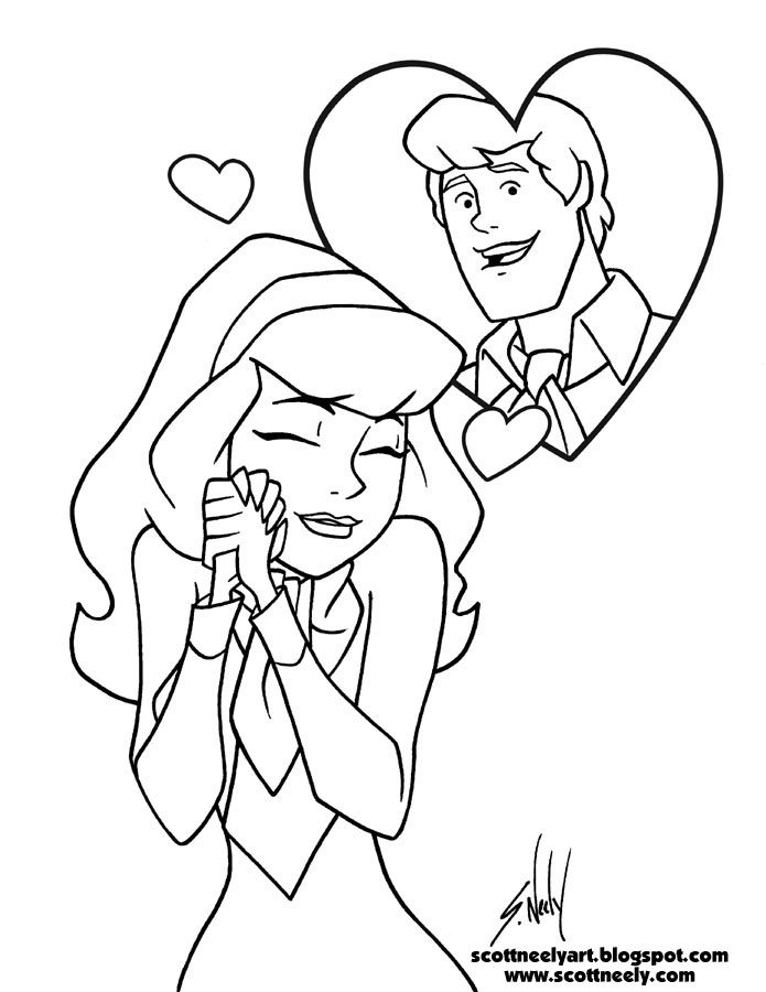 Scott Neely'S Scribbles And Sketches!: January 2011 encequiconcerne Coloriage Scooby Doo