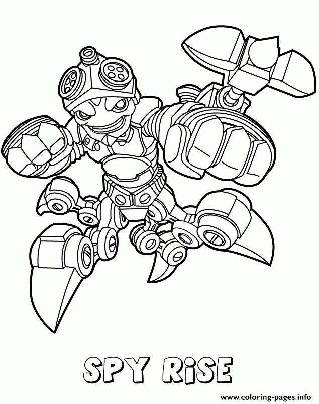 Skylanders Swap Force Tech Spy Rise Coloring Pages Printable dedans Coloriage Skylanders À Imprimer Skylanders Swap Force Tech Spy Rise Coloring Pages Printable dedans Coloriage Skylanders À Imprimer