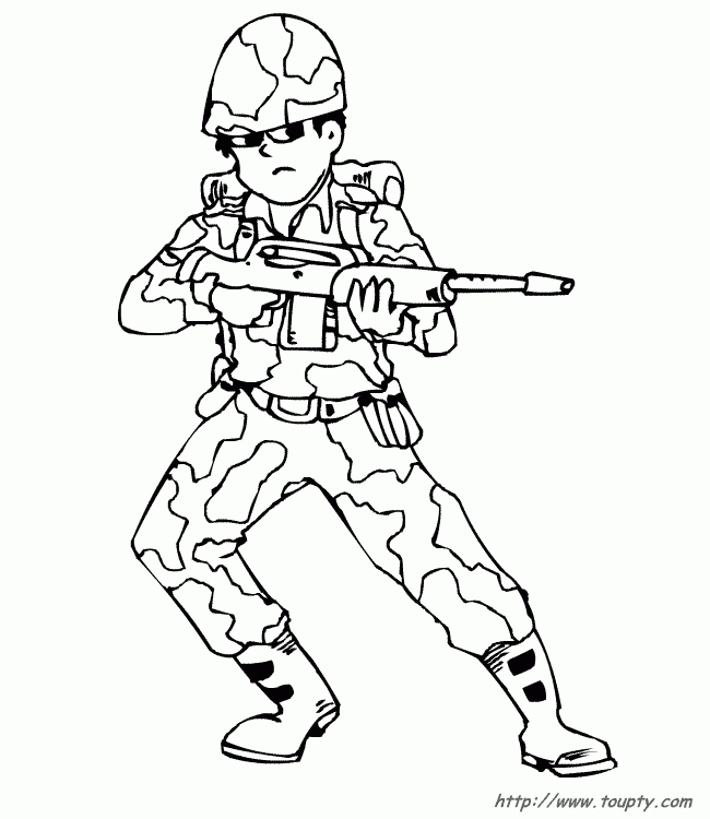 Soldiers Colourings To Print tout Coloriage Soldat