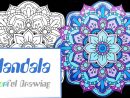 Speed Coloring - Coloriage Mandala N°4 ! - tout Mandala À Colorier En Ligne