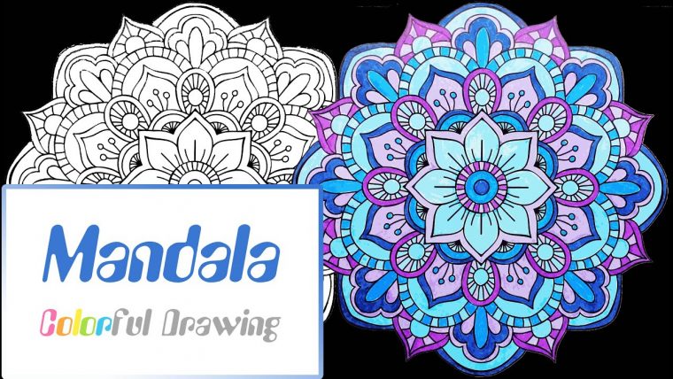 Speed Coloring – Coloriage Mandala N°4 ! – tout Mandala À Colorier En Ligne