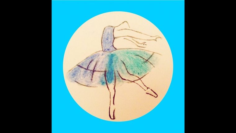 Speed Drawing – Danseuse – avec Dessin Danseuse Classique