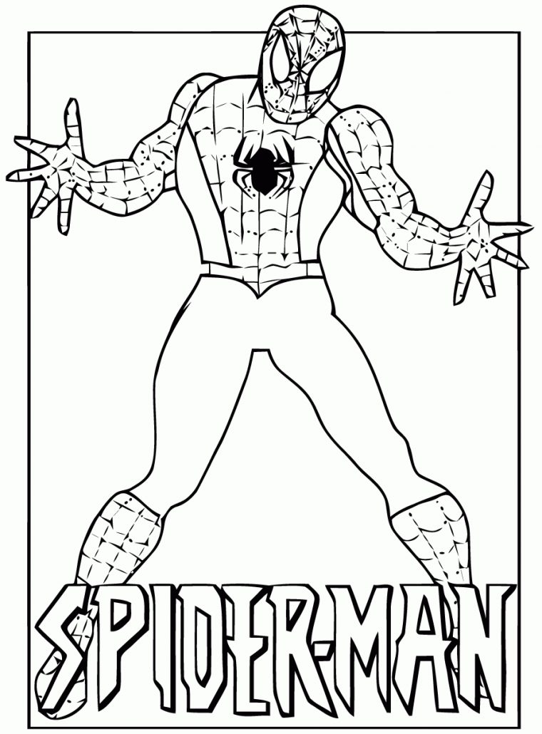 Spiderman To Print – Spiderman Kids Coloring Pages avec Coloriage Gratuit Hourra Heros