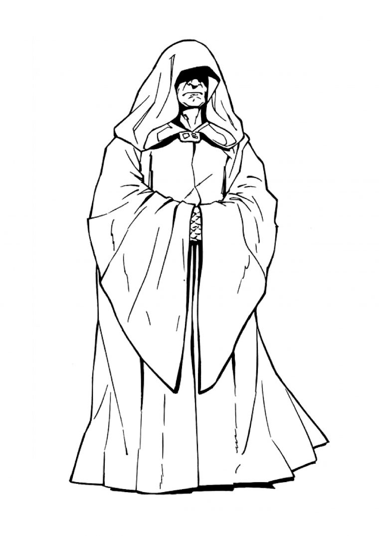 Star Wars Empereur Palpatine 1 – Coloriage Star Wars tout Dessin A Colorier Star Wars Gratuit