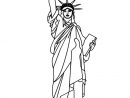 Statue Of Liberty Coloring Sheet | Desenhos, Estampas, Artes avec Statue De La Liberté Dessin