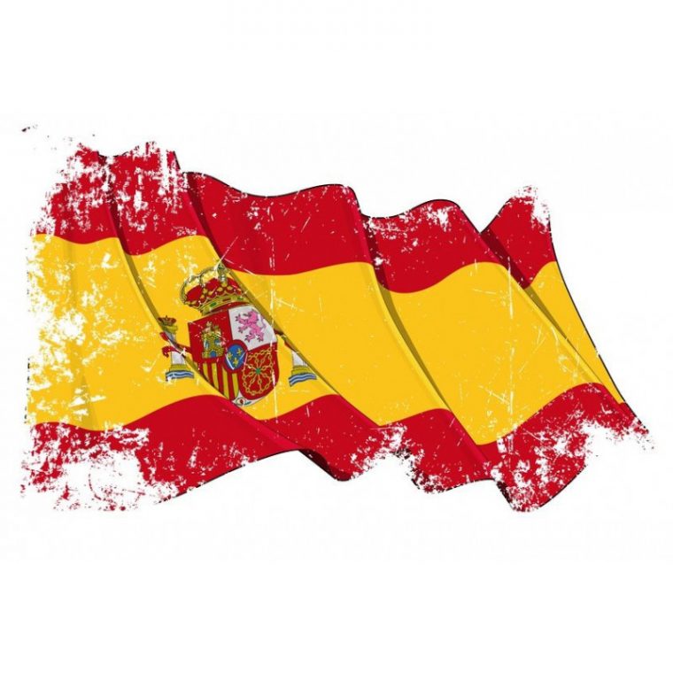 Sticker Espagne – Symbole Pays Etiquette & Autocollant avec Drapeau Espagnol A Imprimer