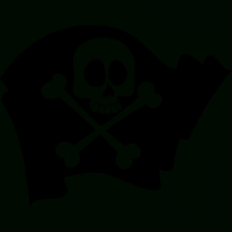 Sticker Pirate Drapeau Avec La Tête De Mort – Stickers avec Fabriquer Un Drapeau De Pirate