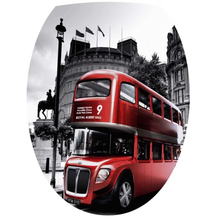 Stickers Wc Bus Anglais – Stickers Muraux Deco tout Image Bus Anglais