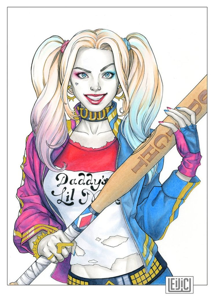 Suicide Squad: Harley Quinn By Eric Chen | Batman Overload encequiconcerne Coloriage Harley Quinn Suicid Squad