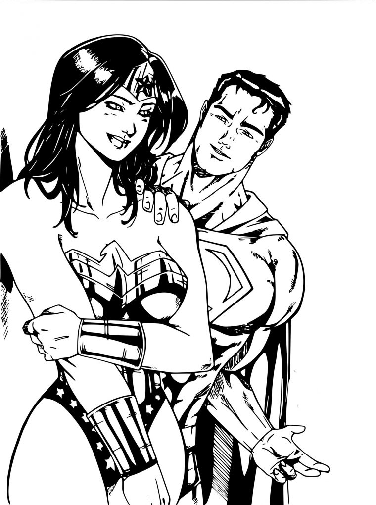Superman À Colorier Beau Stock Coloriage Superman Et intérieur Coloriage Wonder Woman A Imprimer