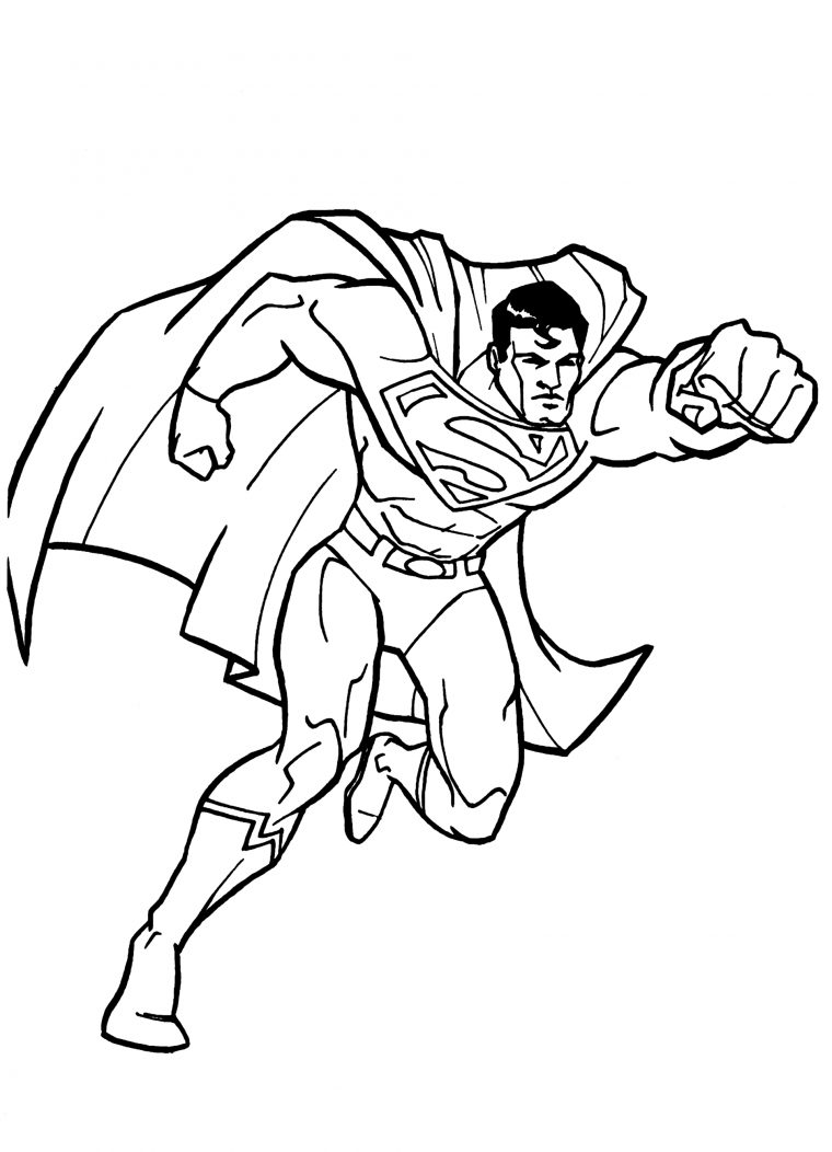 Superman Kifestő És Foglalkoztató Könyv à Coloriage Super Héros A Imprimer